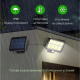 Соларен LED прожектор с датчик за движение - H LED27 5 — 4sales Соларен LED прожектор с датчик за движение - H LED27 5
