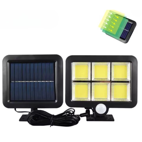 Соларен LED прожектор с датчик за движение - H LED27 3 — 4sales Соларен LED прожектор с датчик за движение - H LED27 3