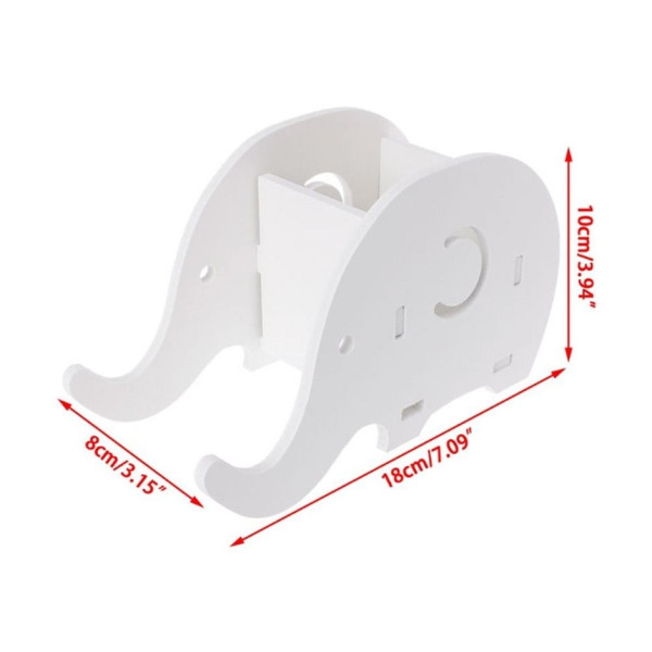 Поставка за съхранение на училищни и офис консумативи – Органайзер с държач за химикалки и телефон във формата на слон