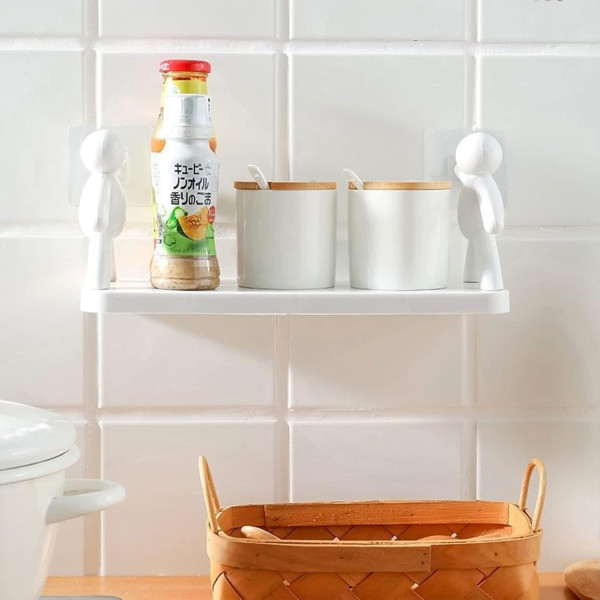 Стенна поставка с хуманоиден дизайн - Иновативно и забавно съхранение за вашата баня или кухня 3