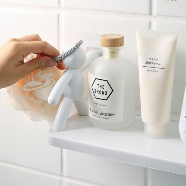 Стенна поставка с хуманоиден дизайн - Иновативно и забавно съхранение за вашата баня или кухня 6