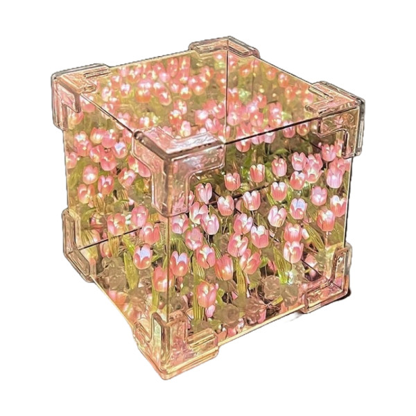 Очарователна нощна лампа лале – Многофункционално освежаване на вашето пространство 1