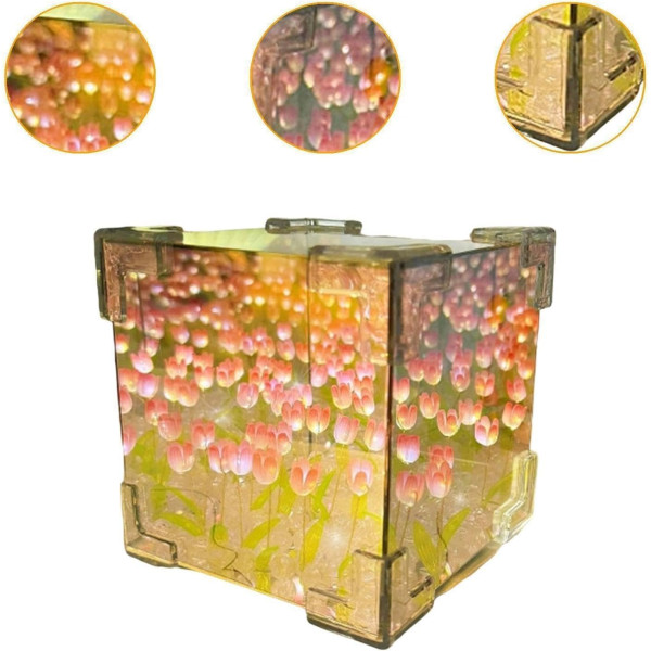 Очарователна нощна лампа лале – Многофункционално освежаване на вашето пространство