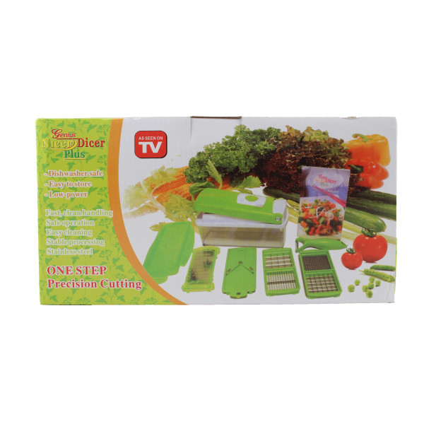 Кухненско Ренде за зеле, моркови с контейнер - Nicer Dicer Plus от 13 части TV32