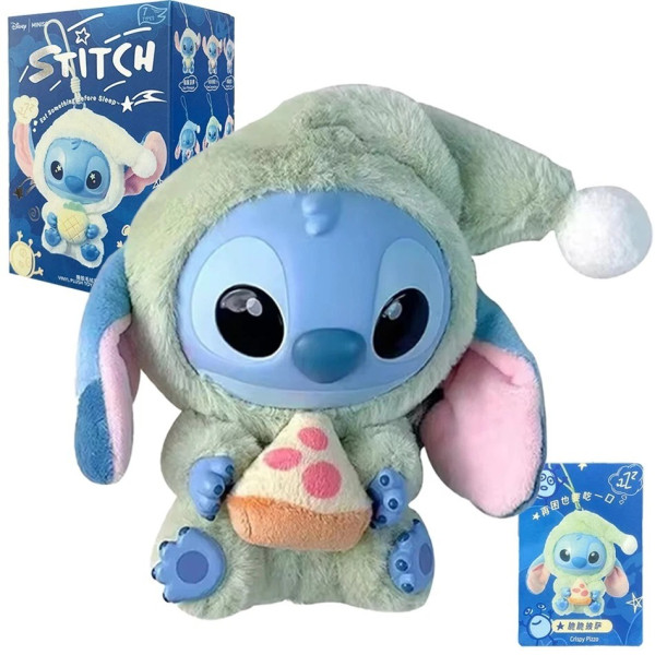 Сладка изненада с Miniso Stitch в пижама – колекционерска фигурка 15 см 6