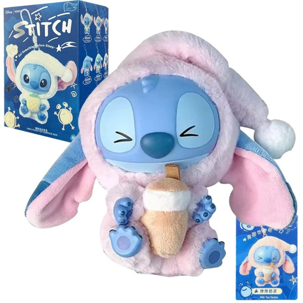 Сладка изненада с Miniso Stitch в пижама – колекционерска фигурка 15 см