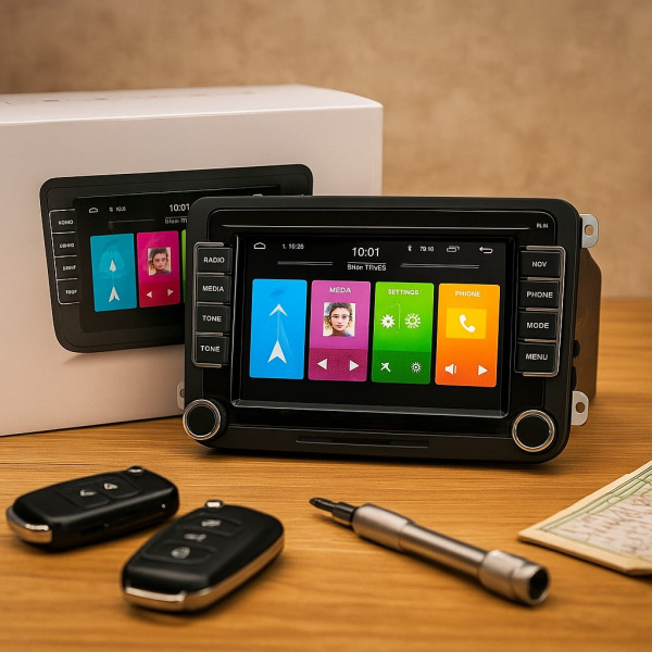 Мултимедия за Volkswagen 7" HC8227 – Android 15, 4GB RAM, 64GB ROM, GPS, Bluetooth