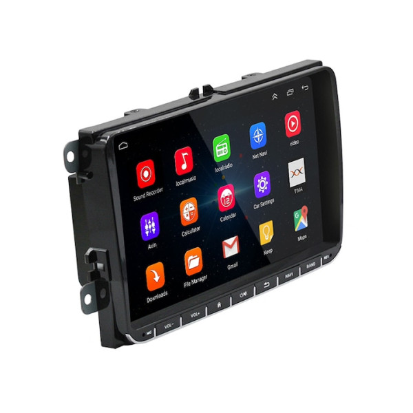Мултимедия HC8227 за VW с 9" тъчскрийн – Android 15, Bluetooth, GPS, камера за заден ход 1