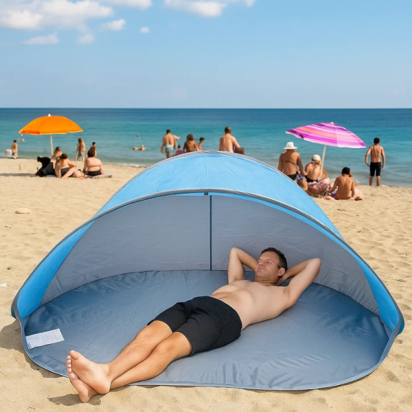 Поп-ъп палатка за плаж (Strandmuschel) – Cape Cool, 200 x 110 x 85 cm 2