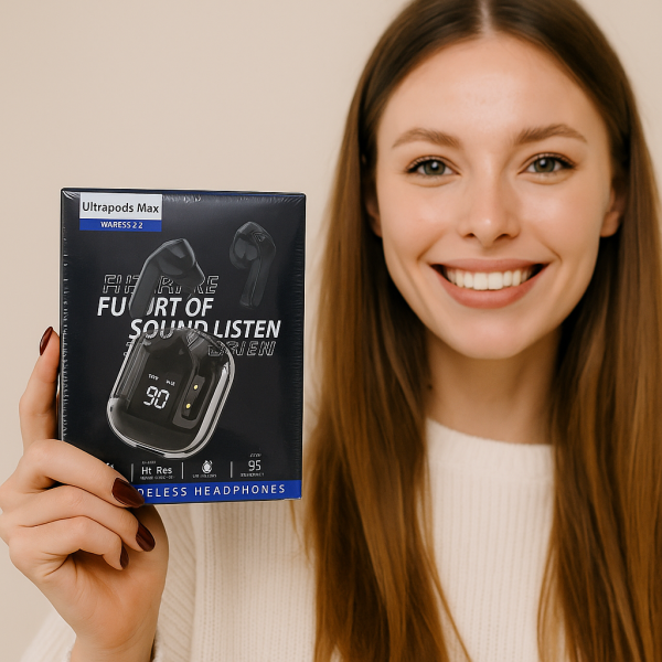 Безжични Bluetooth слушалки с LED дисплей и вграден микрофон EP25