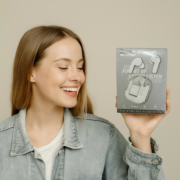 Безжични Bluetooth слушалки с LED дисплей и вграден микрофон EP25 7