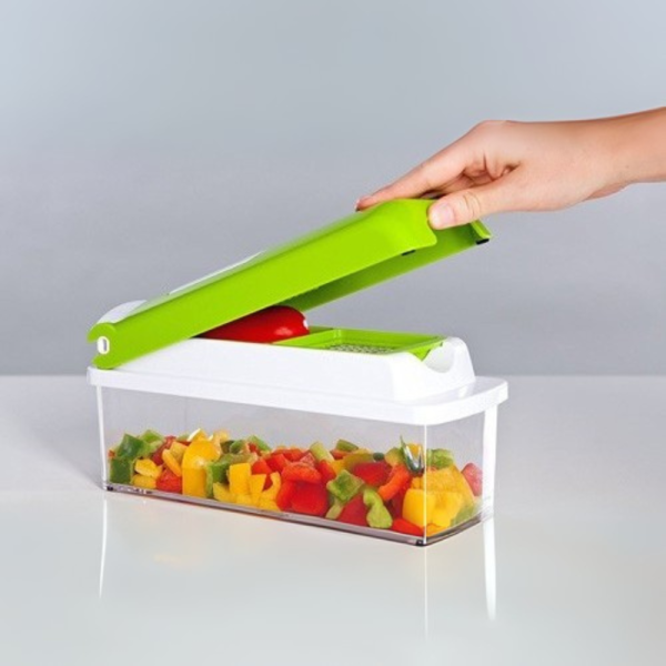Кухненско Ренде за зеле, моркови с контейнер - Nicer Dicer Plus от 13 части TV32