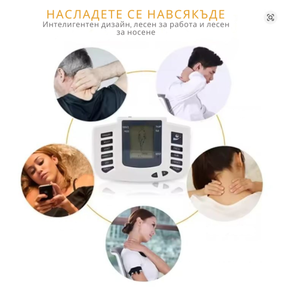 Акупунктурен масажор за цервикална стимулация с масажиращи чехли TV127