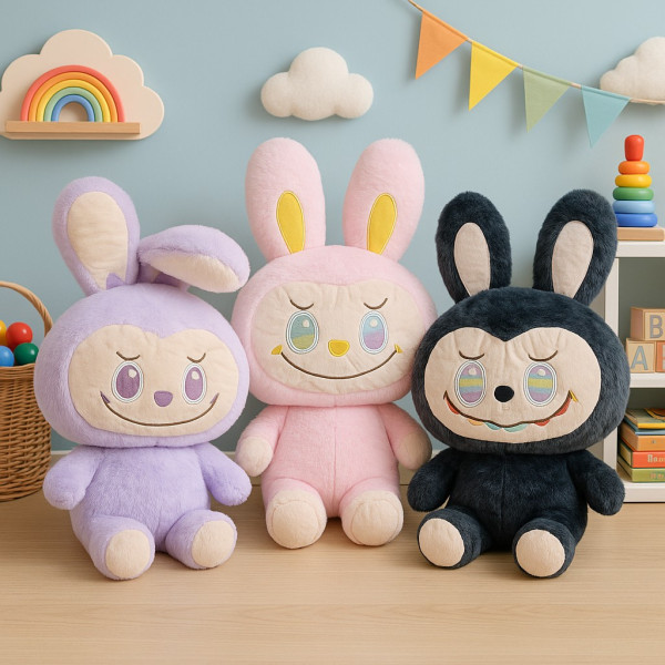 Огромна плюшена играчка Лабубу – 100 см