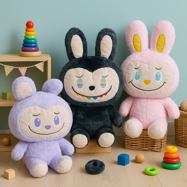 Огромна плюшена играчка Лабубу – 100 см