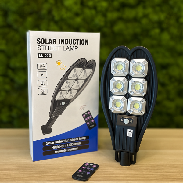 Соларна лампа със сензор за движение и 150 COB диоди  LL-006 H LED75