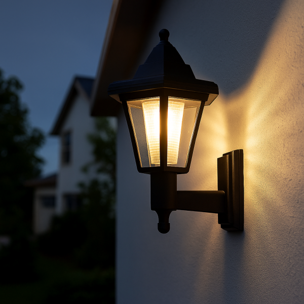 LED соларна стенна лампа H LED47 4