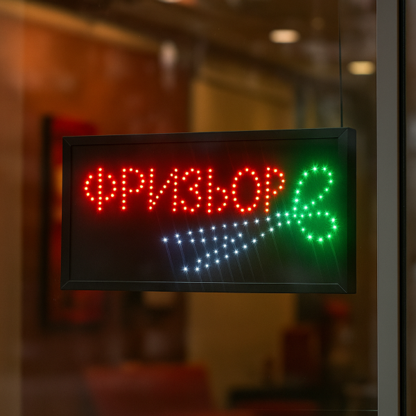 LED табели за магазини, офиси и заведения Кафе, Фризьор, Дюнер 4