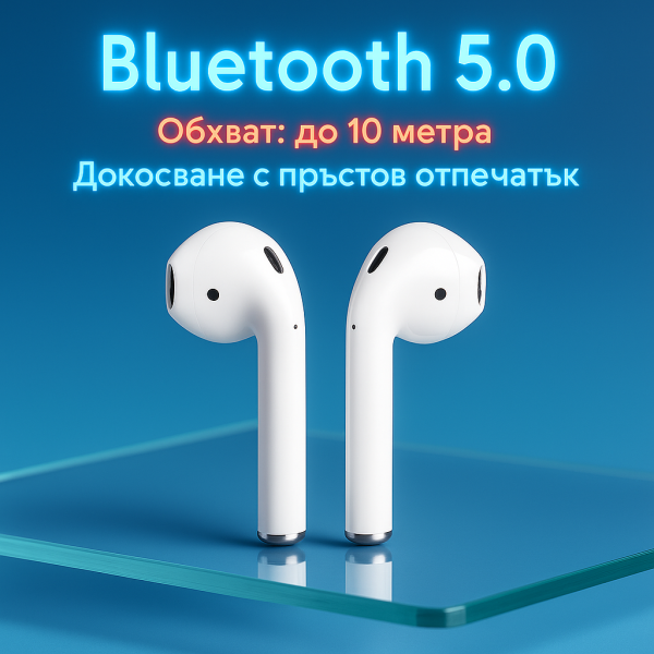 Безжични слушалки Inpods i12 TWS с цветен дизайн и управление чрез докосване EP39 10