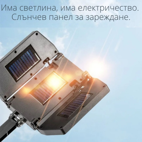 Интегрирана сгъваема соларна стенна лампа W796-9 с дистанционно управление 3