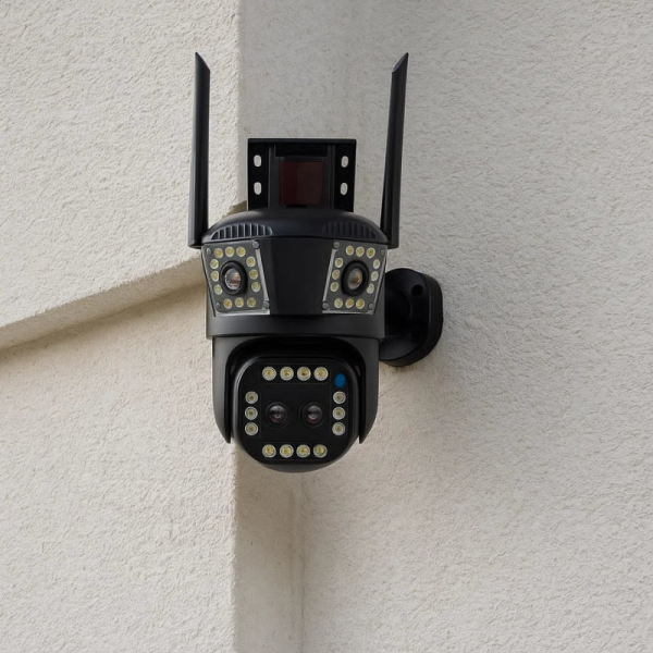 Тройна Smart WiFi безжична IP камера с 12MP и нощно виждане 2