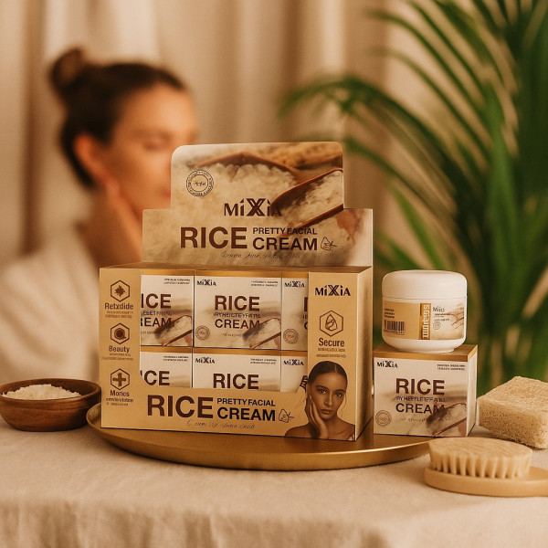 Крем за лице Mixia Rice Pretty Facial Cream - Избави се от акне, петна и пигментации 1