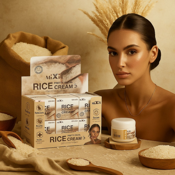 Крем за лице Mixia Rice Pretty Facial Cream - Избави се от акне, петна и пигментации 2