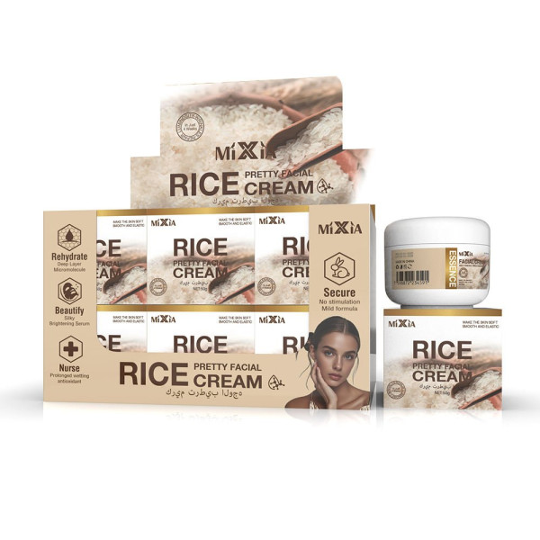 Крем за лице Mixia Rice Pretty Facial Cream - Избави се от акне, петна и пигментации 5