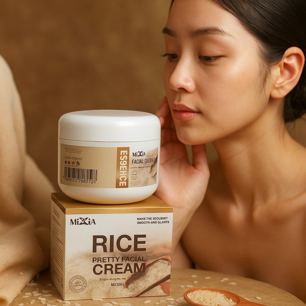 Крем за лице Mixia Rice Pretty Facial Cream - Избави се от акне, петна и пигментации 7