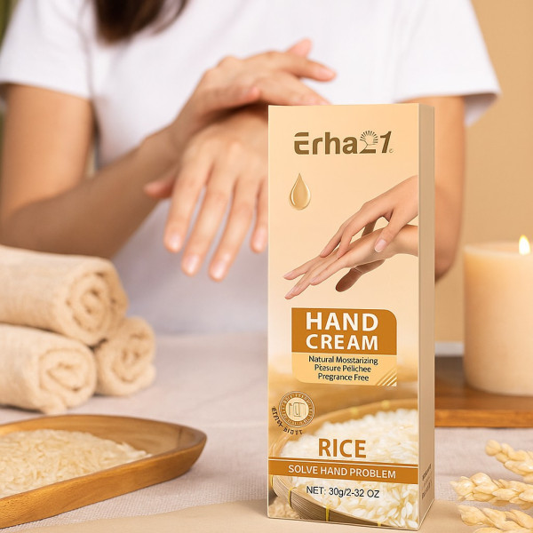 Хидратиращ крем за ръце с оризов екстракт Erha21 RICE 3
