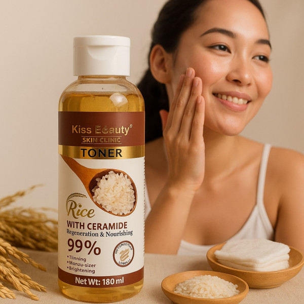 Тонер за лице с оризов екстракт, никотинамид и церамиди Super Rice Toner – 180 мл 2