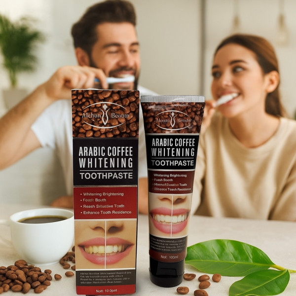 Избелваща паста за зъби с арабско кафе