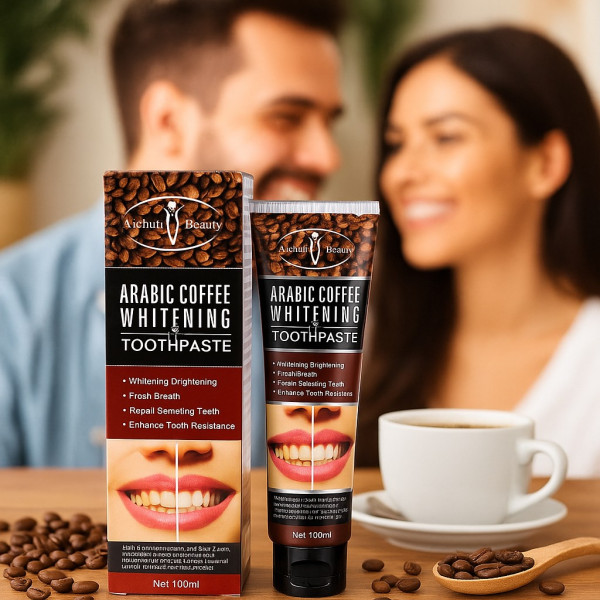 Избелваща паста за зъби с арабско кафе 4