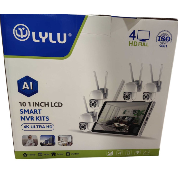 Безжичен WiFi комплект с 4 камери 4К Ultra HD+DVR за видеонаблюдение 3 — 4sales Безжичен WiFi комплект с 4 камери 4К Ultra HD+DVR за видеонаблюдение 3