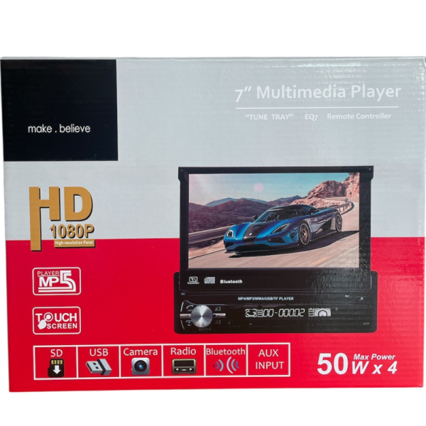 Мултимедия MOSFET 50W x 4, 7" TFT с Bluetooth, GPS, SD, USB и управление от волана 5