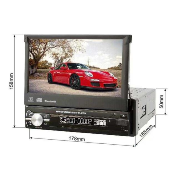 Мултимедия MOSFET 50W x 4, 7" TFT с Bluetooth, GPS, SD, USB и управление от волана 4
