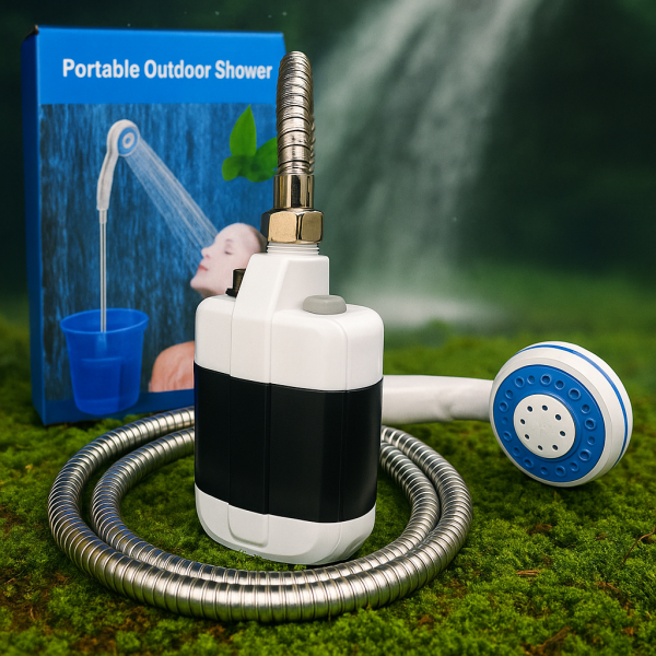 Преносим душ за къмпинг,компактен,USB зареждане,батерия 2200 mAh