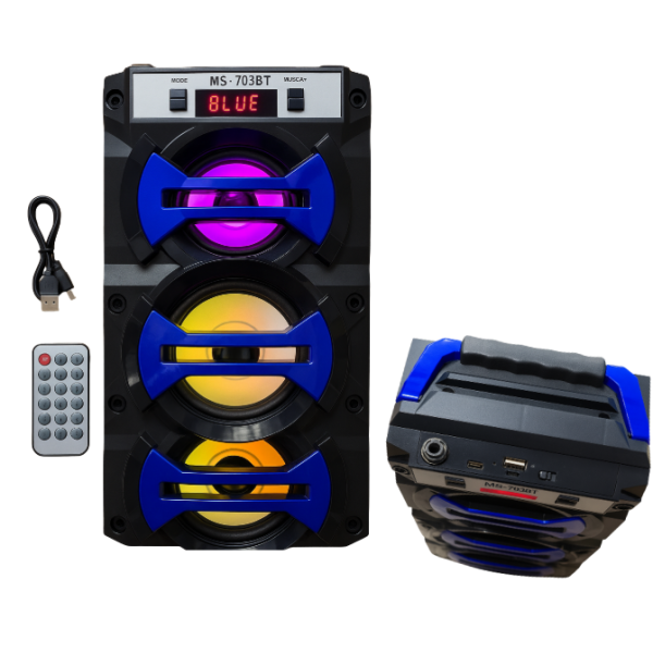 Bluetooth колона MS-703BT с 3 говорителя и 12W мощност