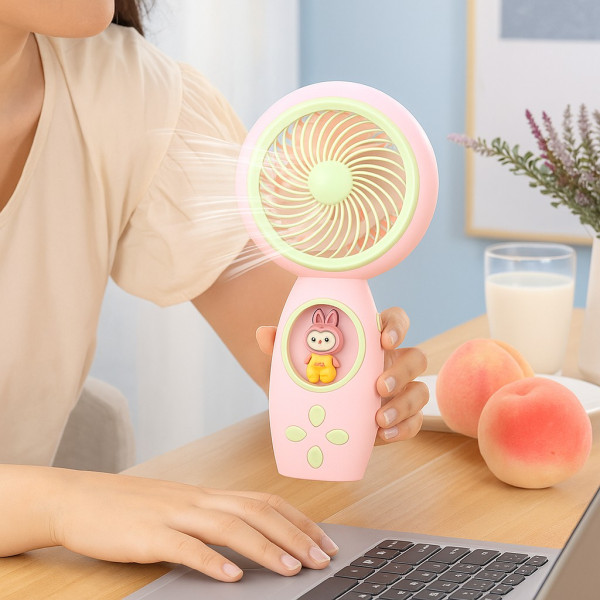 Ръчен USB мини вентилатор с Labubu 6