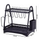Сушилник на две нива с преливник Dish rack MZY-1032B, IN-417D 3
