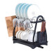 Сушилник на две нива с преливник Dish rack MZY-1032B, IN-417D 6