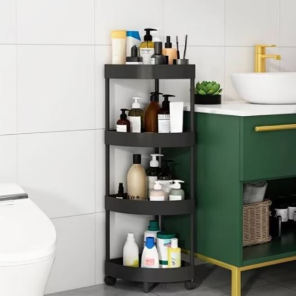 Ъглова въртяща се поставка Corner Storage Rack – максимално използване на всеки сантиметър пространство 2
