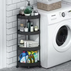 Ъглова въртяща се поставка Corner Storage Rack – максимално използване на всеки сантиметър пространство