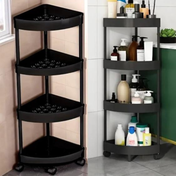 Ъглова въртяща се поставка Corner Storage Rack – максимално използване на всеки сантиметър пространство 4