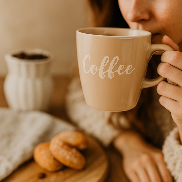 Керамична чаша Coffee 220 мл – стил, удобство и енергия във всяка глътка