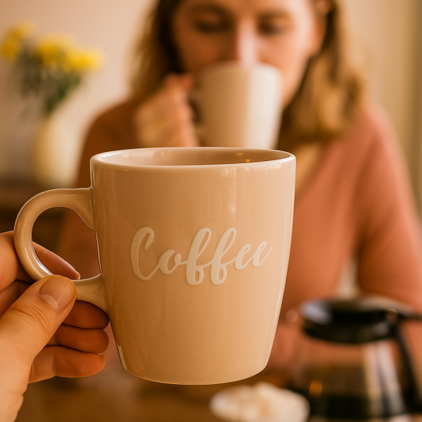 Керамична чаша Coffee 220 мл – стил, удобство и енергия във всяка глътка