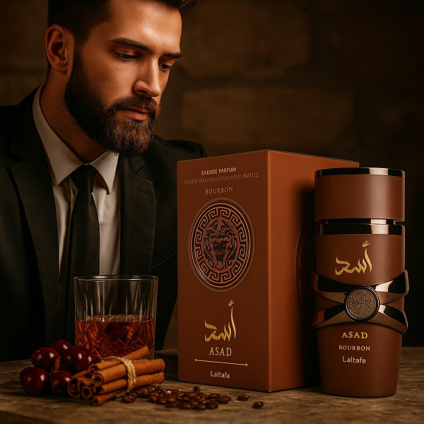 Парфюм Lattafa Asad Bourbon – Дълготраен ориенталски лукс в бутилка 5