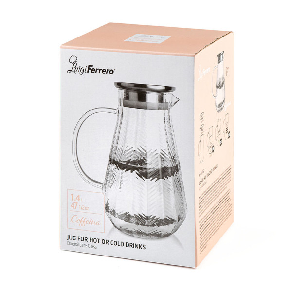 Кана с капак Luigi Ferrero Coffeina FR-8102S 1L, FR-8141S 1.4L 2 — 4sales Кана с капак Luigi Ferrero Coffeina FR-8102S 1L, FR-8141S 1.4L 2