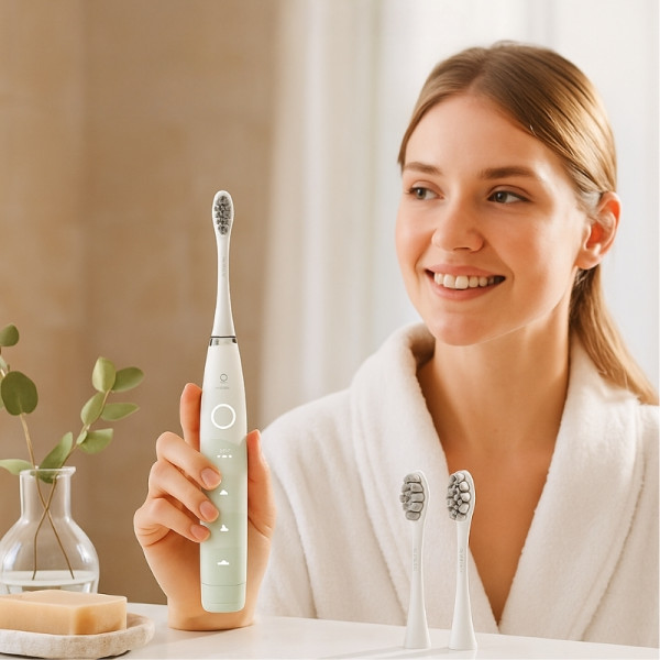Електрическа четка за зъби Oclean X Flow S, 3бp. накрайник, 5 режима 7 — 4sales Електрическа четка за зъби Oclean X Flow S, 3бp. накрайник, 5 режима 7