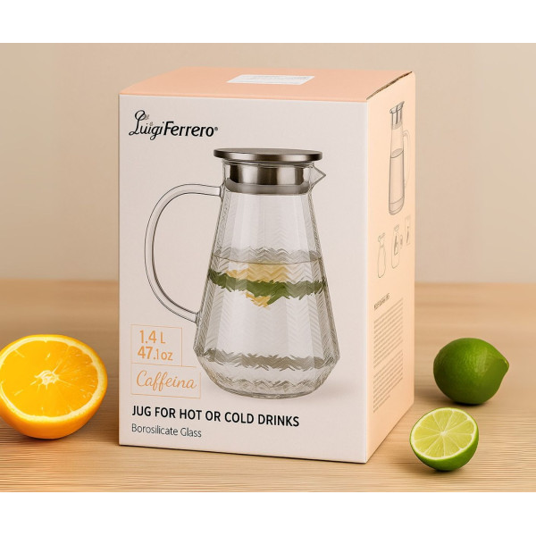 Кана с капак Luigi Ferrero Coffeina FR-8102S 1L, FR-8141S 1.4L 6 — 4sales Кана с капак Luigi Ferrero Coffeina FR-8102S 1L, FR-8141S 1.4L